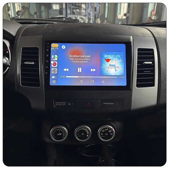 Магнітола андроид Mitsubishi Митсубиси Outlander Lancer L200 Pajero