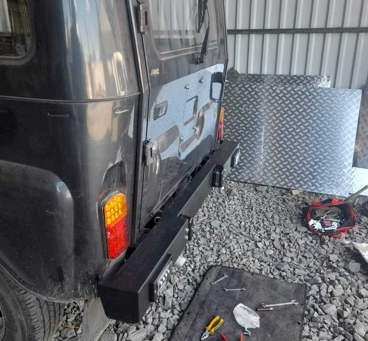 Силові бампери (перед, зад) на УАЗ-469, Хантер