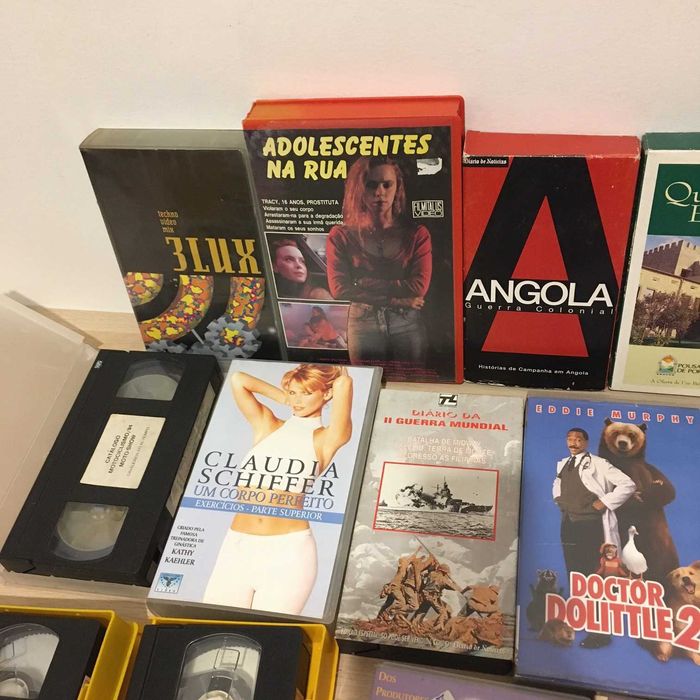 Lote de 23 cassetes VHS originais