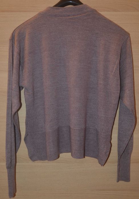 Fioletowy  dzianinowy sweter rozm.40