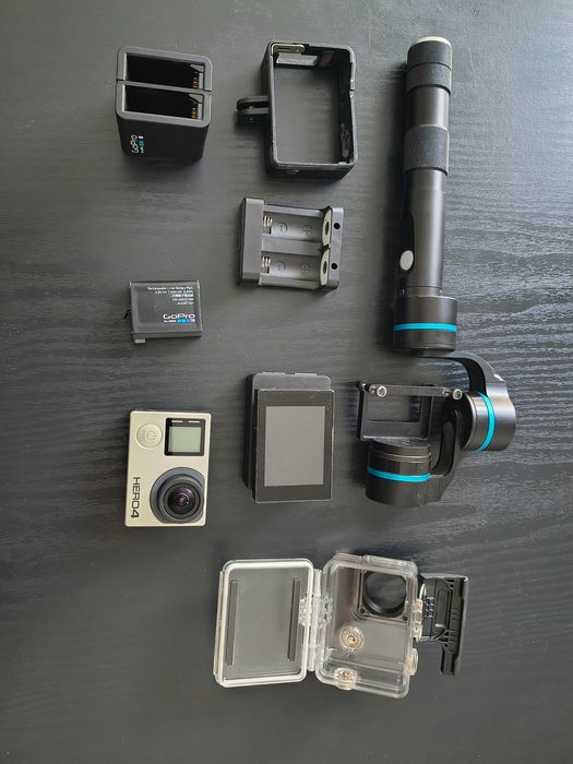 GoPro HERO4 Silver + microSD 64GB + аквабокс + стабілізатор