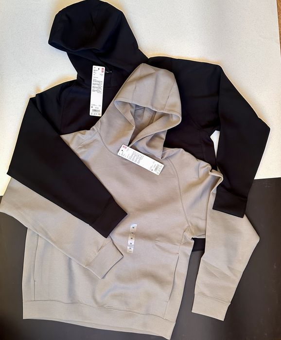 Легкі худі Uniqlo з технологією dry (DRY Stretch Pullover Hoodie)