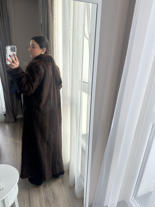 Норкова шуба вінтаж