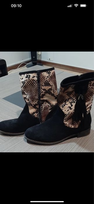 Botins castanhos tamanho 39