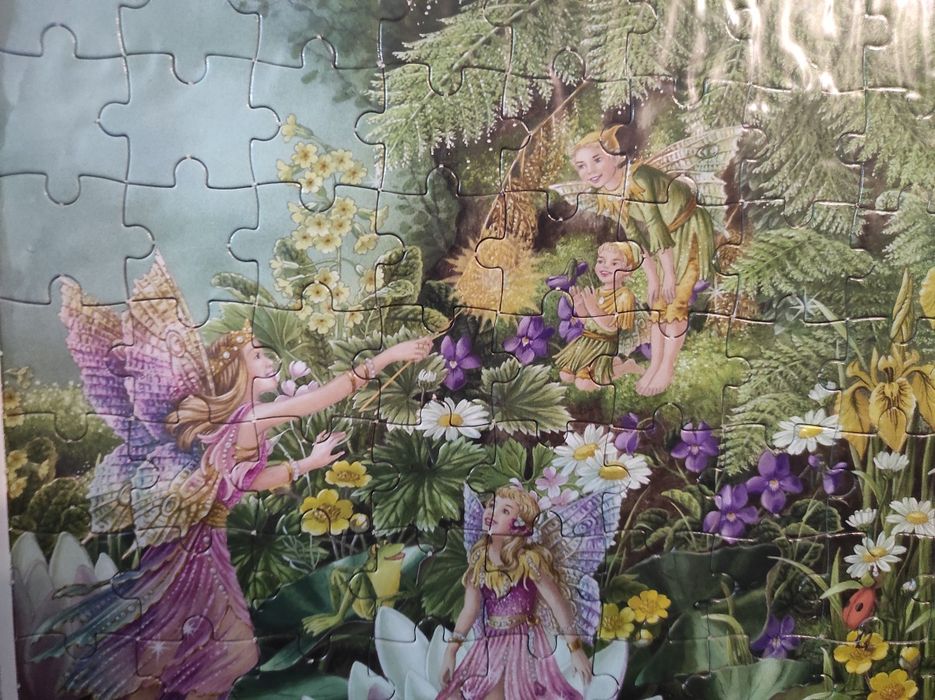 Livro puzzle O país das fadas