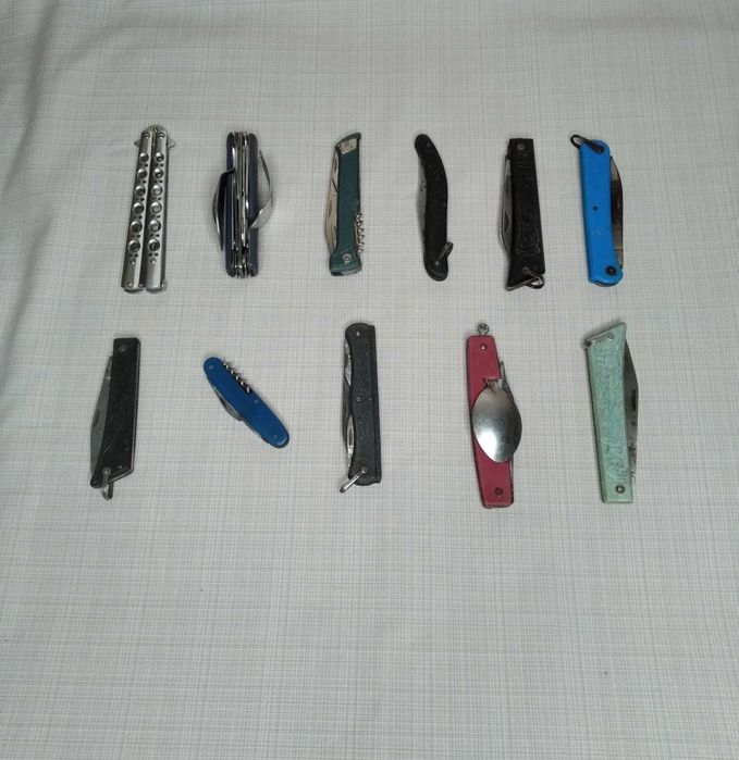Ножи складные 2 х предметные и другие