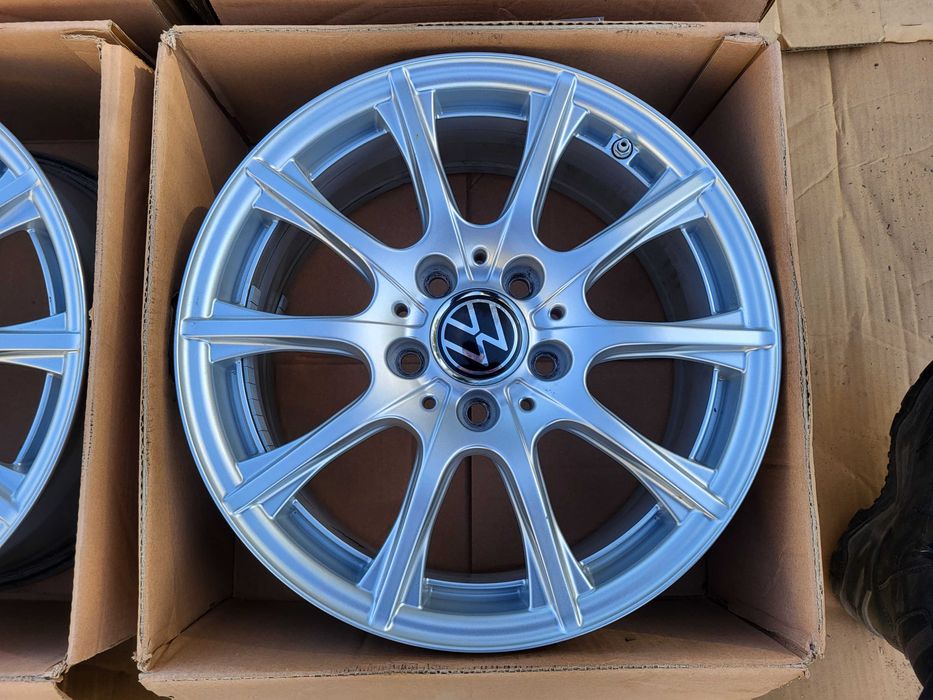 [710] Felgi aluminiowe 16 Cali 5x112 VW Touran Caddy Passat + Czujniki