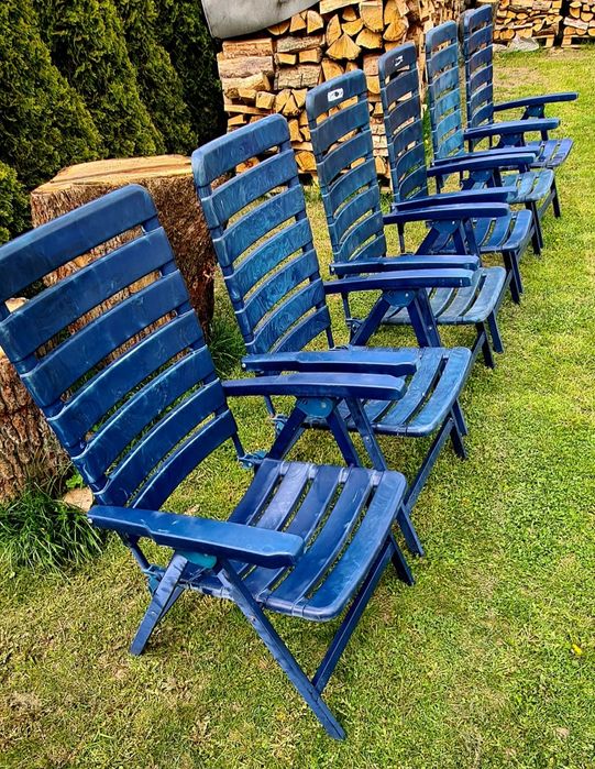 krzesła ogrodowe 2 szt fotele skladane możliwość zlozenia