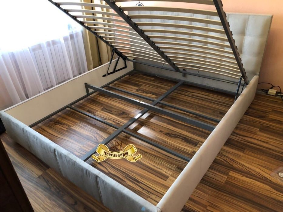 Кровать "Натали" с подъемным механизмом на металокаркасе, Акция, Днепр