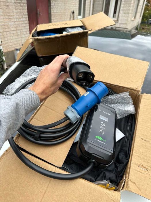 32 ампер! зарядний пристрій для електромобіля Tesla, заряка для тесли