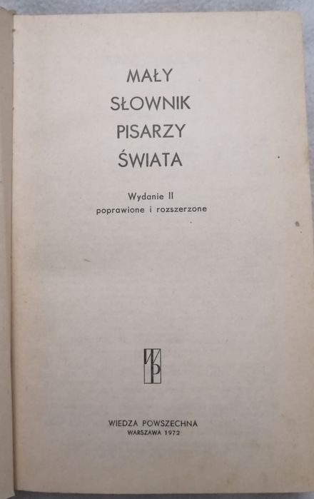 Mały Słownik Pisarzy Świata