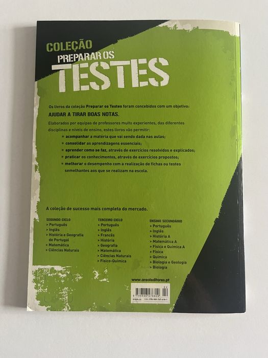 Preparar os testes - Ciências, Caderno de preparação para os testes de ciências, 8º ano
