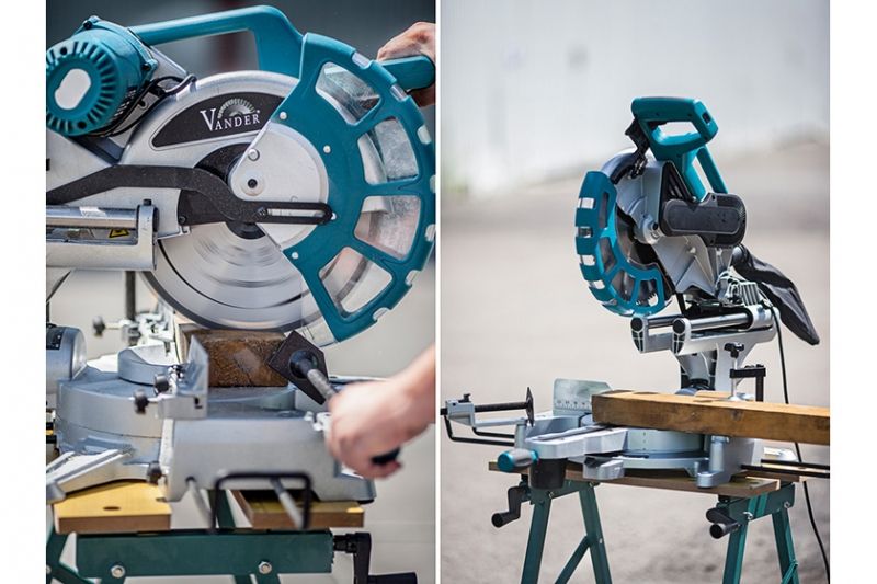 Ukośnica do drewna piła z przesuwem tarcza Vander VUD707 305mm 2000W