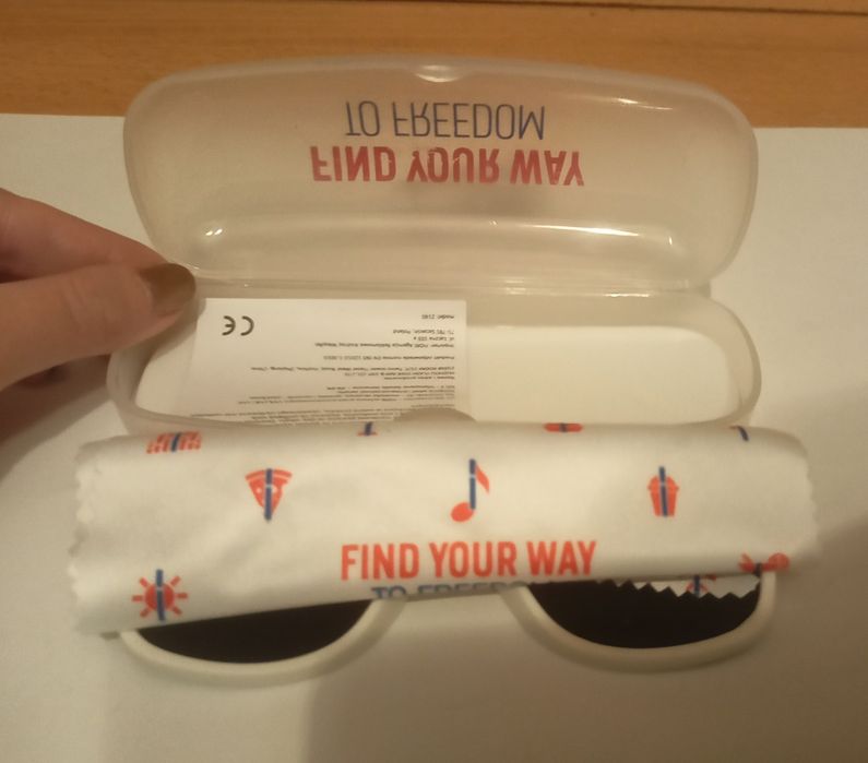 Piękne okulary przeciwsłoneczne UV400 - zupełnie nowe