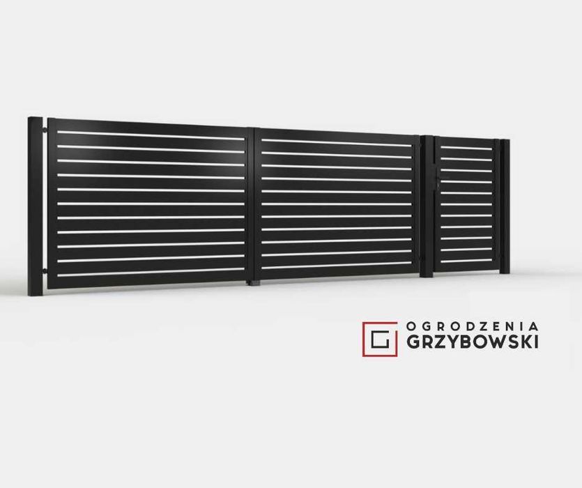 Brama Furtka Palisada ogrodzenie NOWOCZESNE
