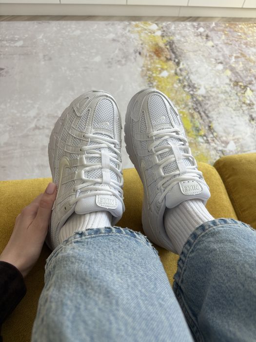 Nike P-6000 Triple White (36-45р)