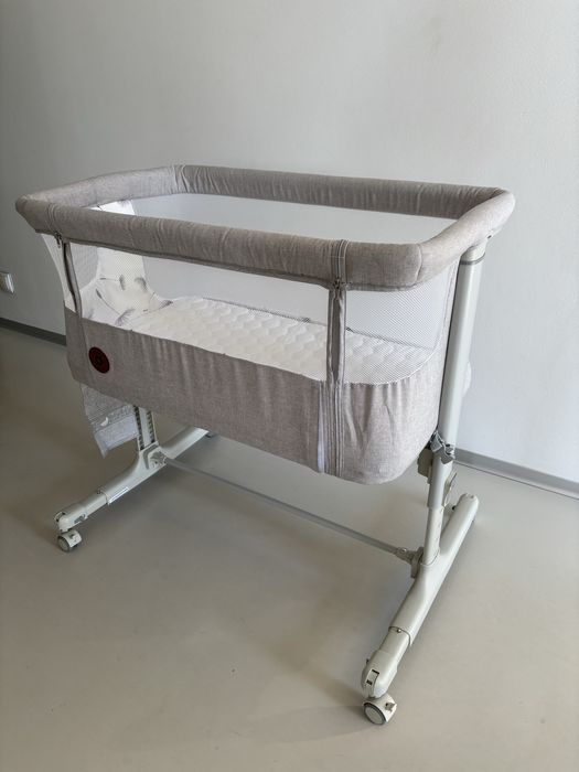 Lionelo Aurora Szare 3w1 – łóżeczko dostawne / kołyska