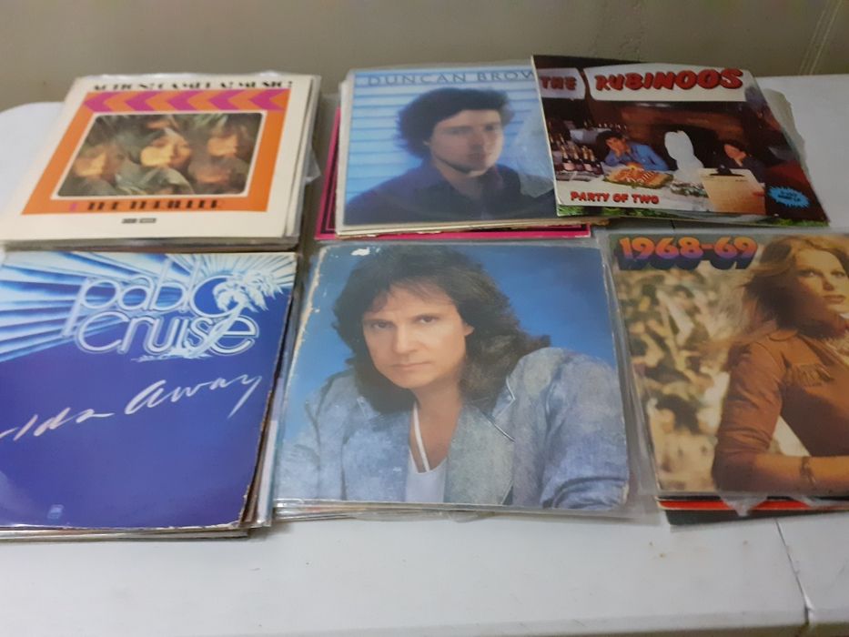 Discos em vinil LP.