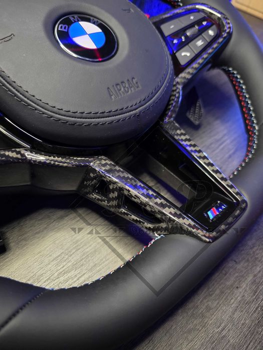 Volante M Perfomance Carbono Real BMW - Com Airbag