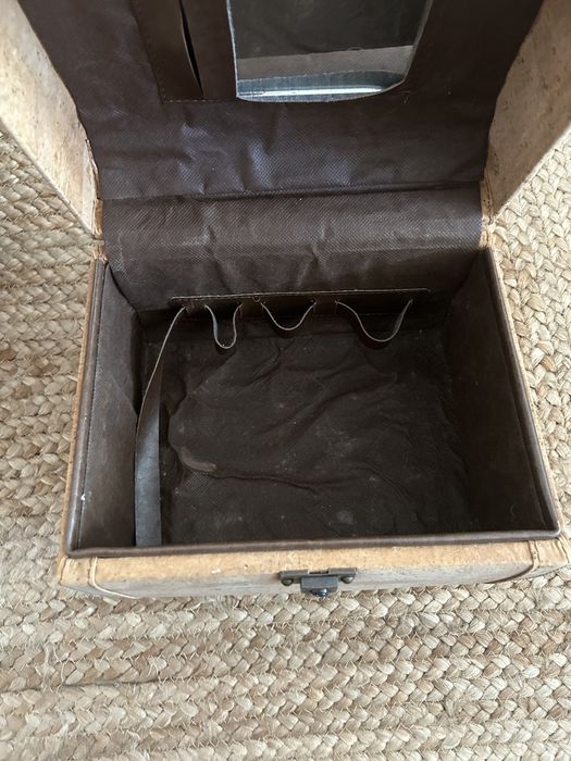 Conjunto saco + necessaire com pega em cortiça