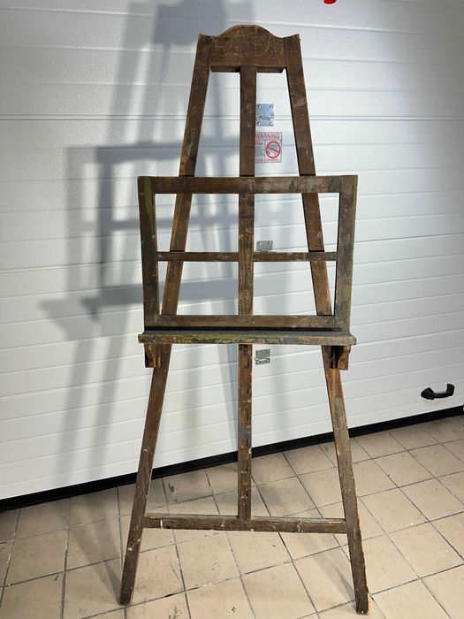 ANTYCZNA Sztaluga Malarska 177 cm | Studio Loft | Industrial Vintage