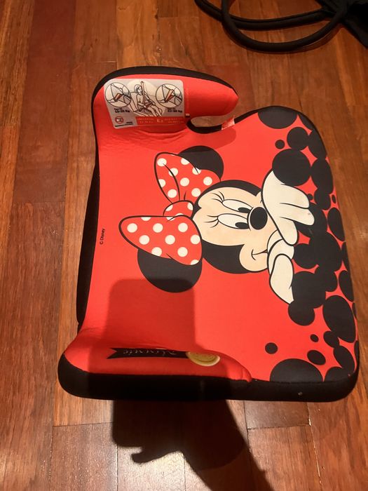Banco Elevatório Auto Minnie Mouse Disney – Como Novo