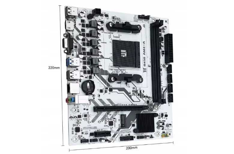Płyta główna MACHINIST B450 Procesor AMD Dwukanałowa DDR4 AM4 M.2 NVME