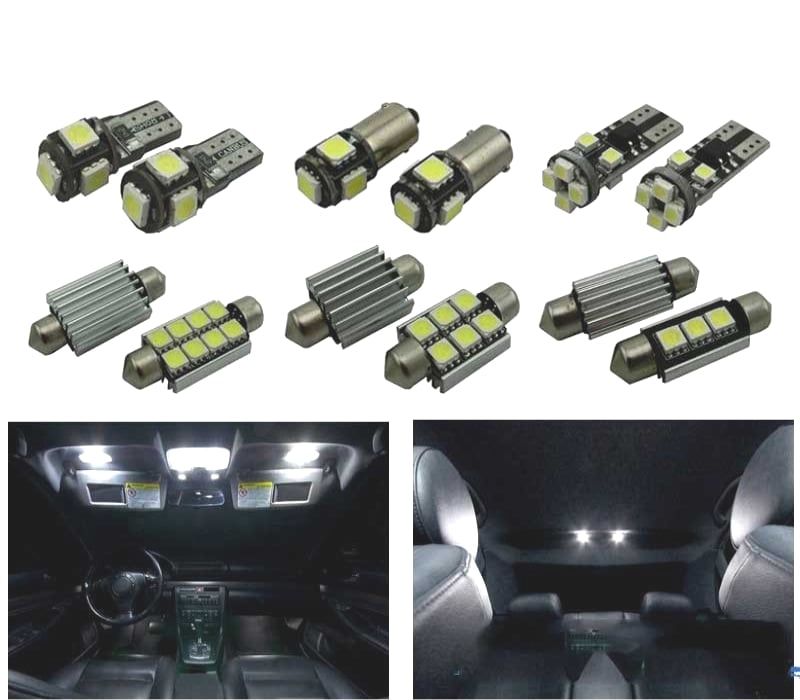 KIT COMPLETO 17 LAMPADAS LED INTERIOR AUDI A4 S4 B5 SOMENTE SEDAN 96-01