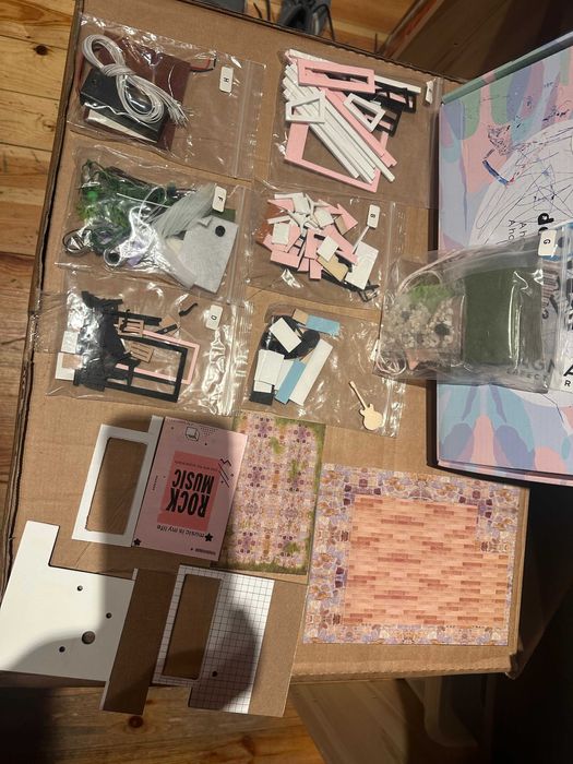 Anna’s Pink Melody M035 domek diy miniatura zestaw