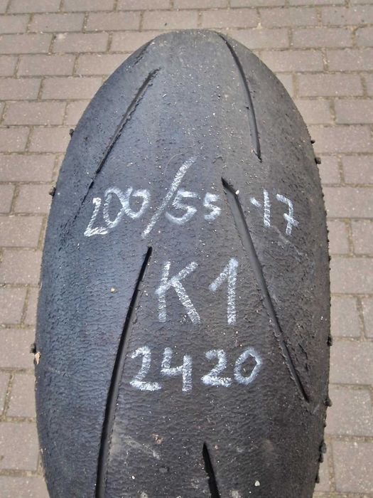 Opona METZELER RACETEC K1 - 200/55-17 D213, slick, tor opona torowa