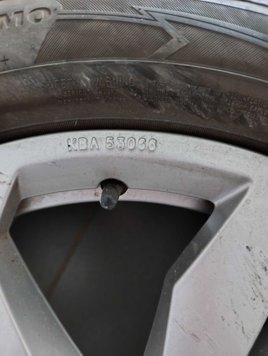 jantes 19 usadas com pneus (volkswagen)