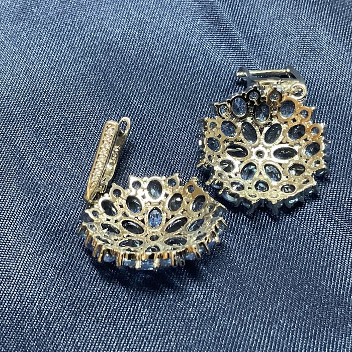 Brincos prata 925 medidas de 4 cm