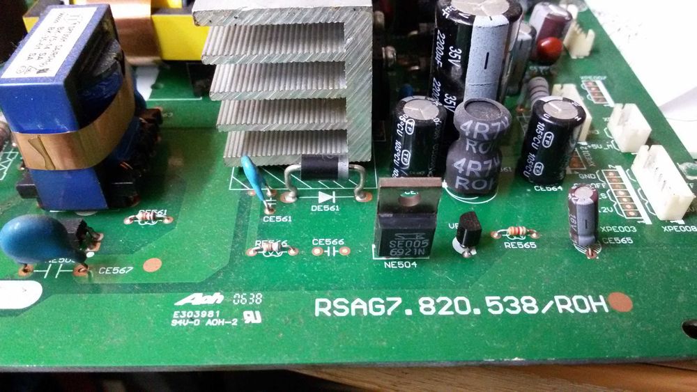 rsag7.820.538/roh fonte de alimentaçao tv hisense lcd4033eu