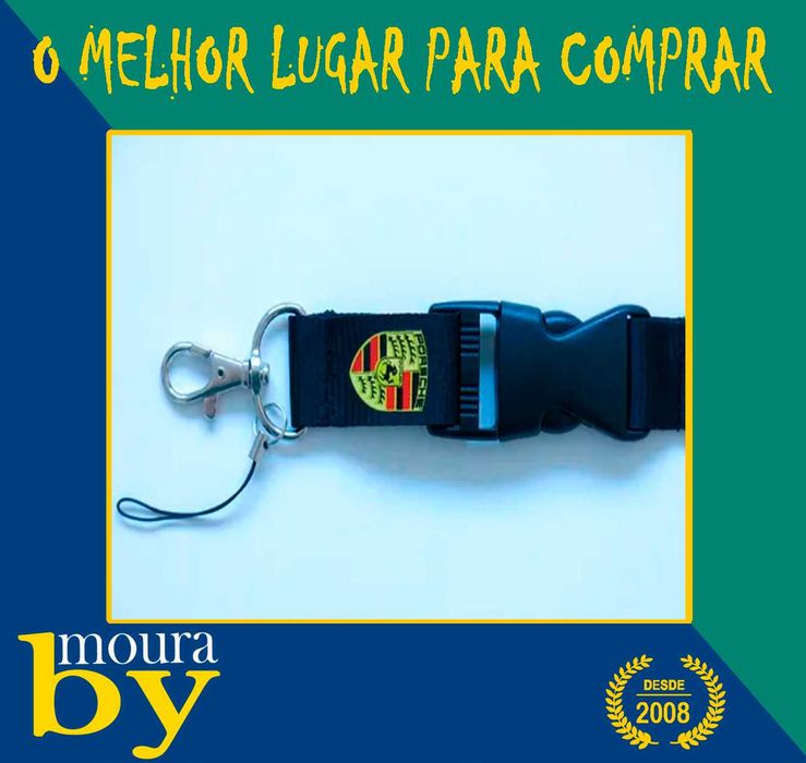 Fita de Pescoço ou Lanyard Porsche