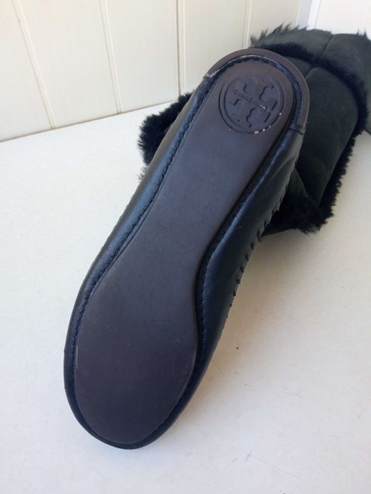 Женские зимние сапоги на овчине TORY BURCH  р.36-37