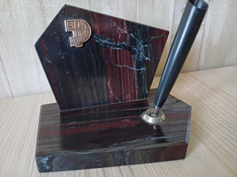 Сувенір срср - гранітна підставка для ручки