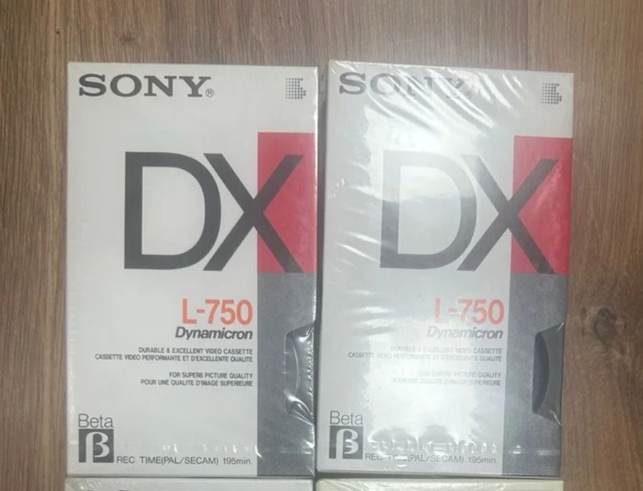 Cassetes beta maxell Sony