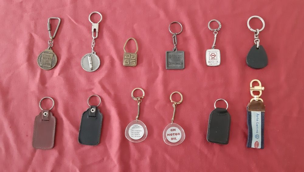 Porta-chaves antigos para automóveis