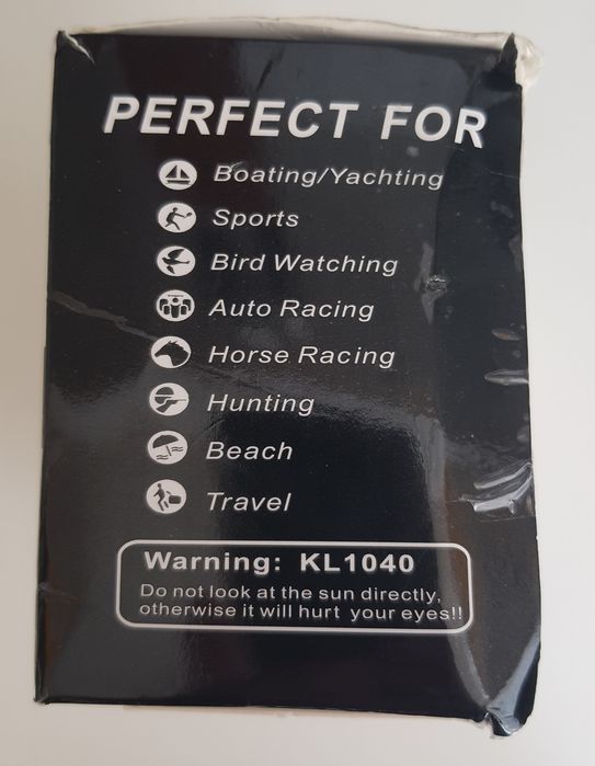 Binóculo  para ampliar imagéns