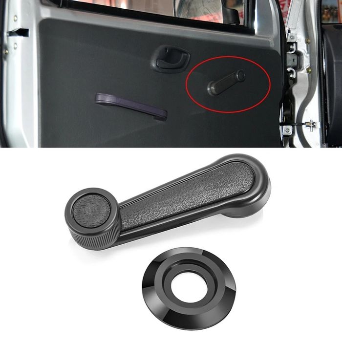 Kit Espelho e manípulos de vidros de Carro