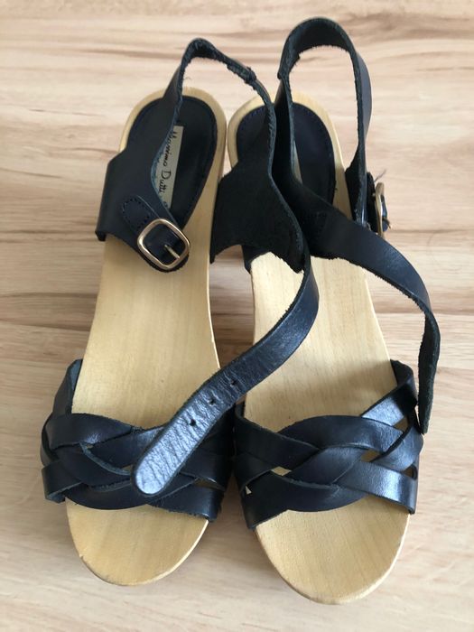 Sandały drewniaki Massimo Dutti r 38