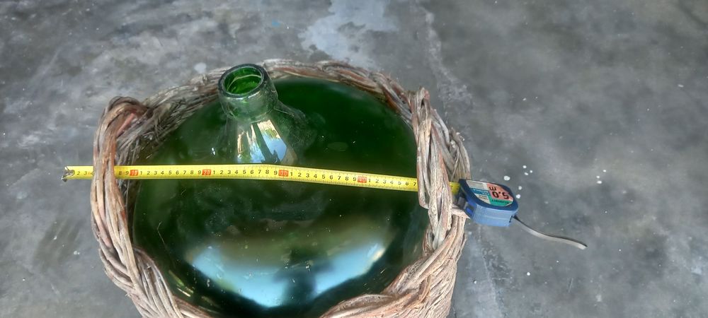 Garrafão grande verde