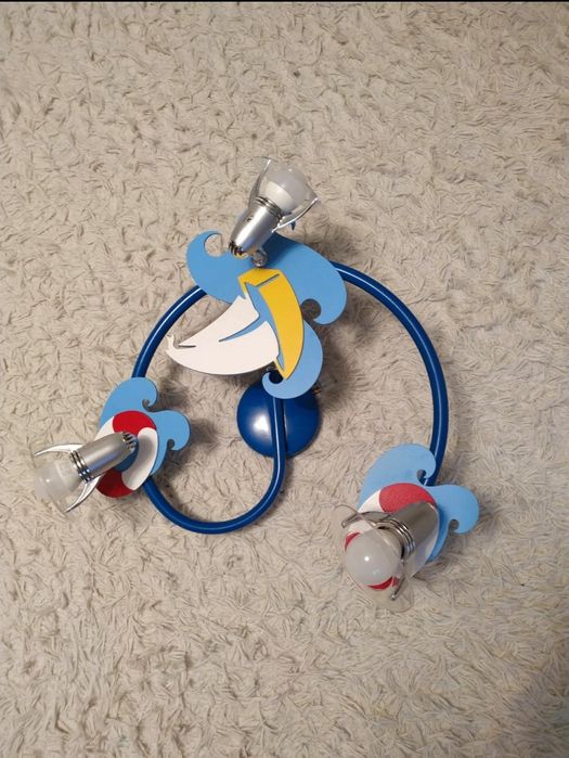 Żyrandol dziecięcy marynarski