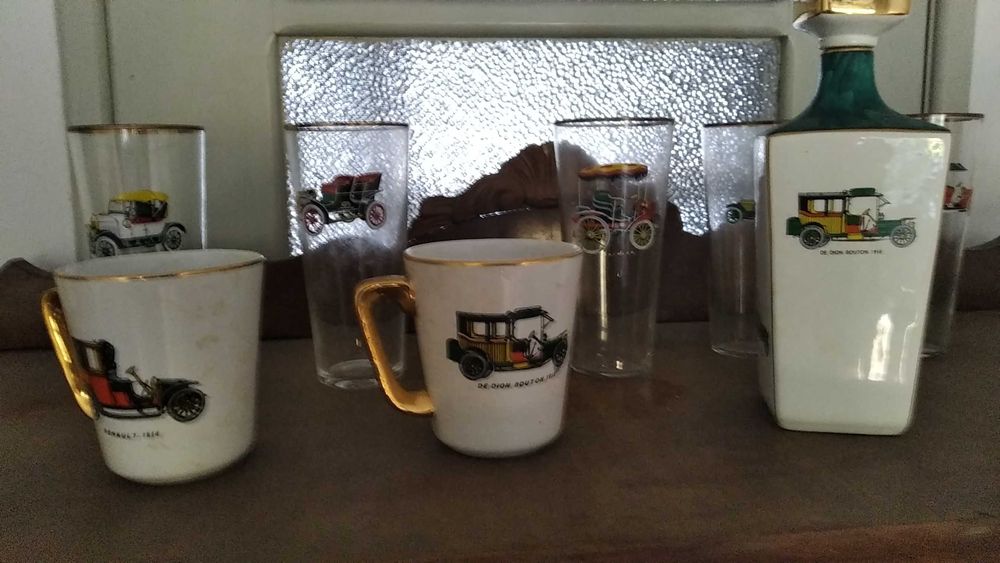 Canecas de Cerveja, copos com motivos de automóveis antigos