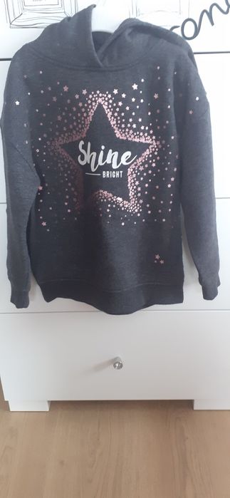 Bluza grafitowa 116 5 6 lat Primark Shine