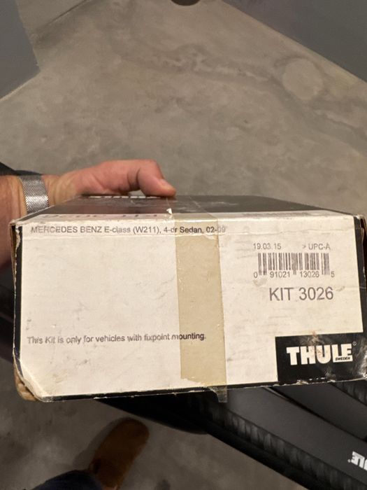 Kit de Fixação Thule XT 3026 (Mercedes W211 e outros) – Como Novo
