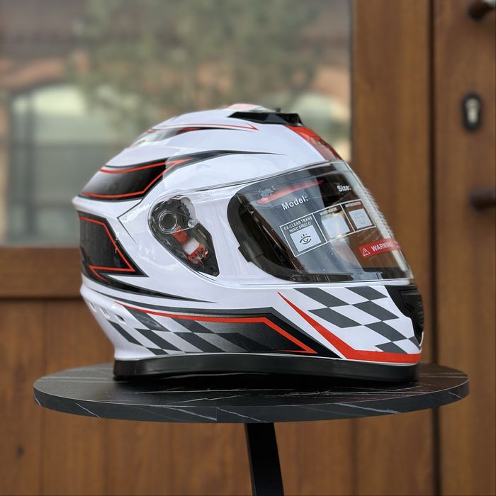 Мотошолом інтеграл LOVSI + подарунок / вбудовані окуляри / мотошлем