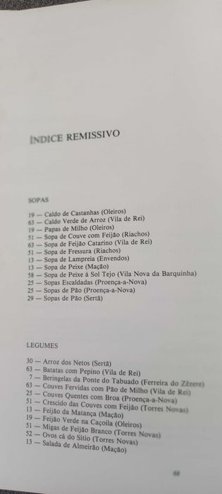 Livro raro Roteiro Gastronómico da Região does Templários