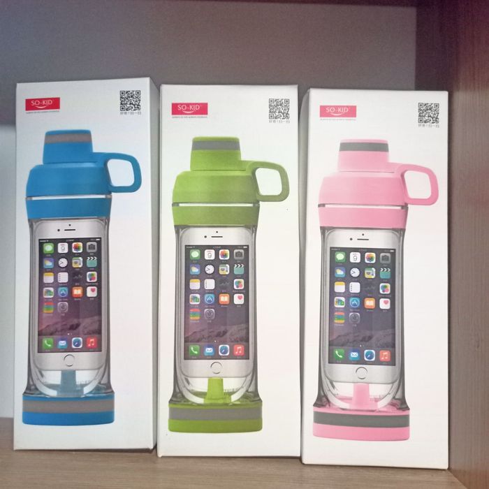 Спортивна пляшка для фітнесу  So-Kid (Органайзер для телефону 400ml. )
