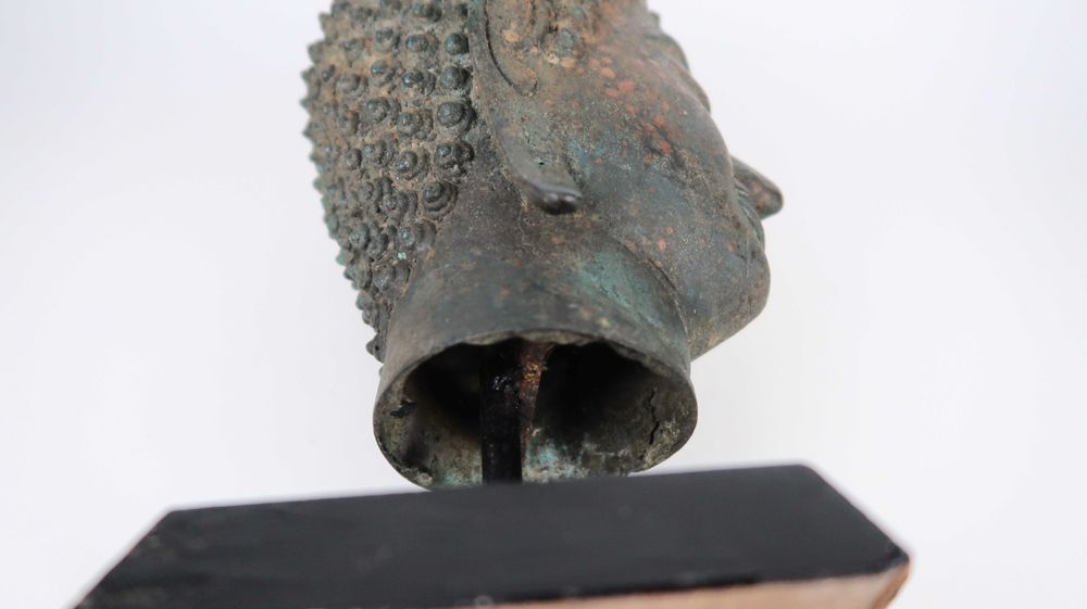 Cabeça de Buda em Metal (Ref 2)